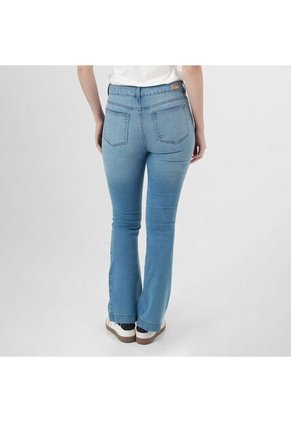 Jean Tiro Medio Bota Flare