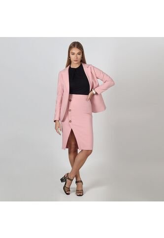 Falda Midi Con Abertura FDS