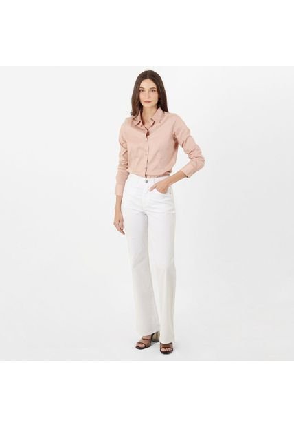Jean Tiro Medio Bota Flare