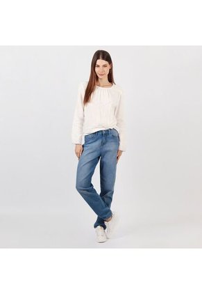 Blusa Cuello Redondo Manga Larga