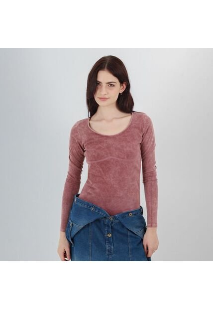 Camiseta Cuello Redondo Manga Larga