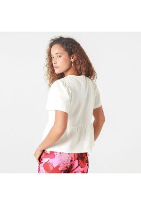 Camiseta Cuello Lazo Manga Corta