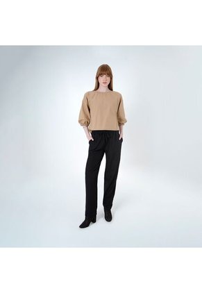 Blusa Cuello Redondo Manga 3/Cuartos