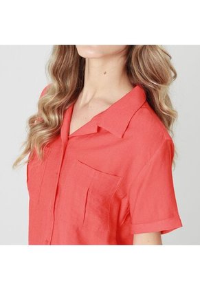 Blusa Cuello Sport Manga Corta