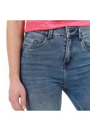 Jean Ilussion Tiro Medio Bota Skinny