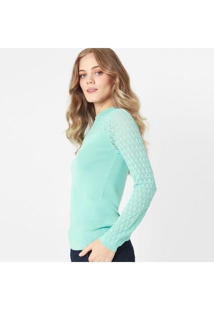 Sweater Cuello Redondo Manga Larga