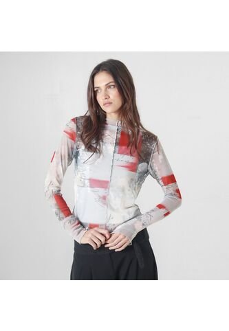 Camiseta Cuello Alto Manga Larga FDS