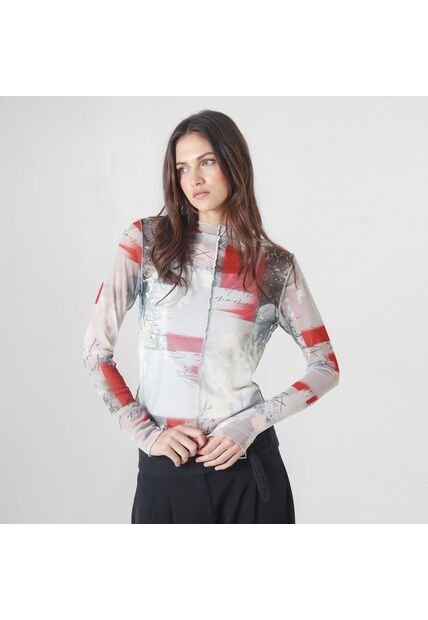 Camiseta Cuello Alto Manga Larga