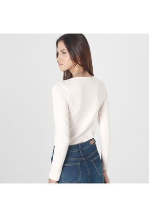 Camiseta Cuello U Manga Larga