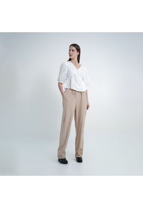 Blusa Cuello Redondo Manga 3/ Cuartos