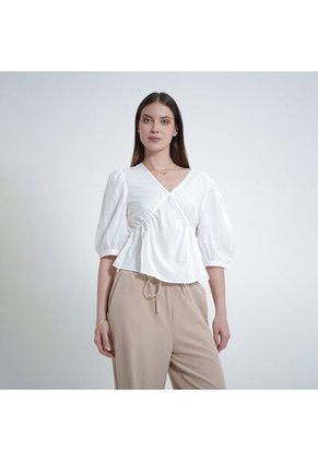 Blusa Cuello Redondo Manga 3/ Cuartos