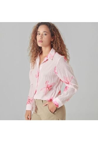 Camisa Cuello Camisero Manga Larga FDS