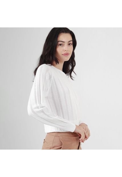 Sweater Cuello Redondo Manga Larga