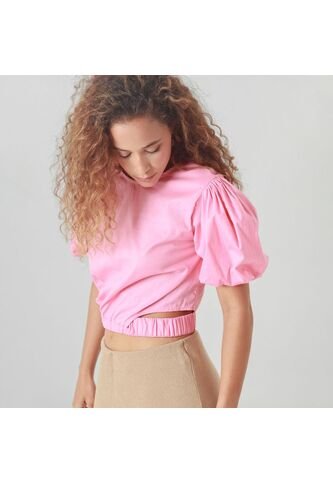 Blusa Cuello Redondo Manga Corta FDS