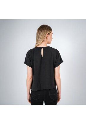 Blusa Cuello Redondo Manga Corta