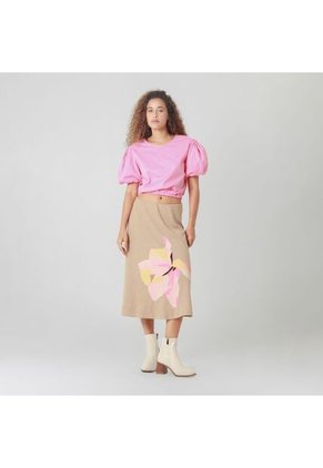 Blusa Cuello Redondo Manga Corta