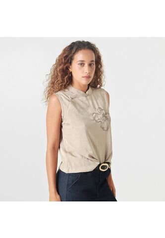 Blusa Cuello Neru Manga Sisa FDS