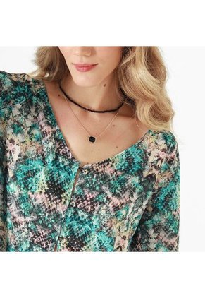 Blusa Cuello V Manga 3Cuartos