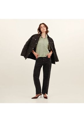 Chaqueta Acolchada Cuello Alto