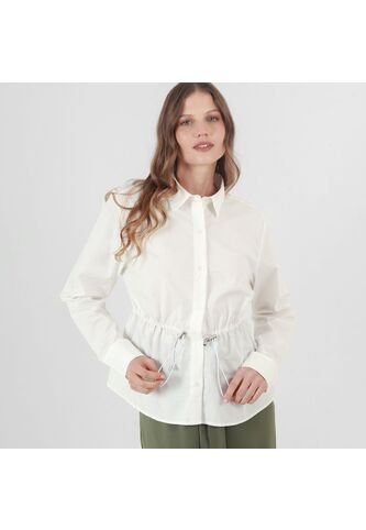 Blusa Cuello Camisero Manga Larga FDS