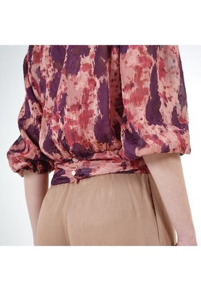 Blusa Cuello Redondo Manga Larga