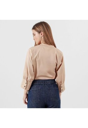 Blusa Cuello V Neru Manga 3Cuartos