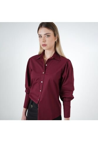 Camisa Cuello Camisero Manga Larga FDS