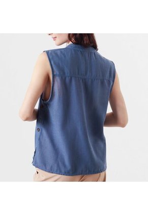 Blusa Cuello Alto Manga Sisa