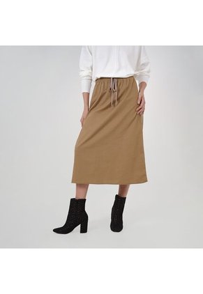 Falda Tiro Alto Midi