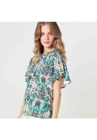 Blusa Cuello Redondo Manga Corta FDS