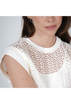 Sweater Cuello Redondo Manga Corta