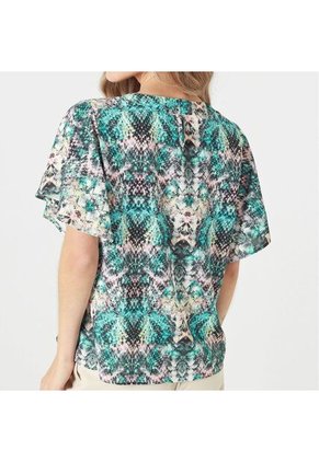 Blusa Cuello Redondo Manga Corta