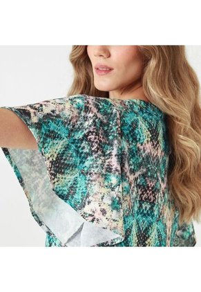 Blusa Cuello Redondo Manga Corta