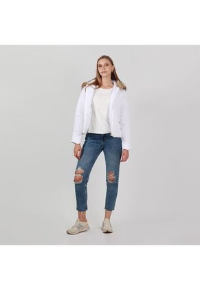 Chaqueta Acolchada Con Capota