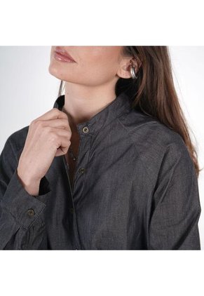 Vestido Cuello Camisero Manga Larga