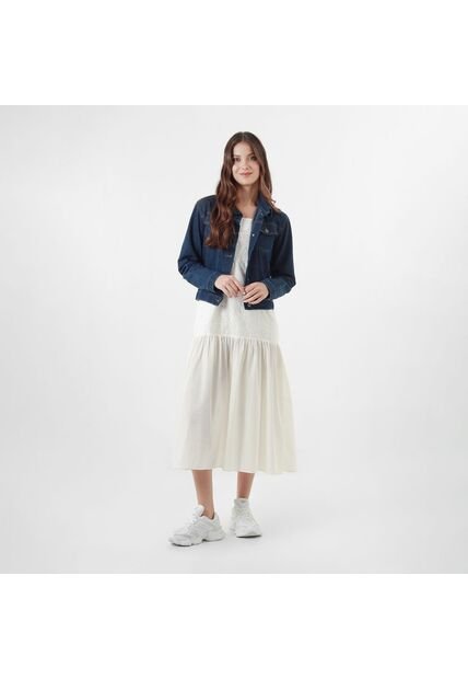 Vestido Ojalillo Manga En Tiras