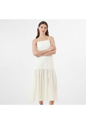 Vestido Ojalillo Manga En Tiras