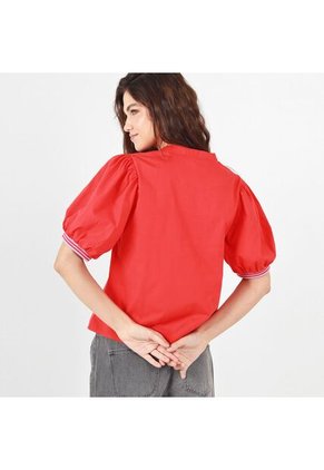 Blusa Cuello Neru Manga Corta
