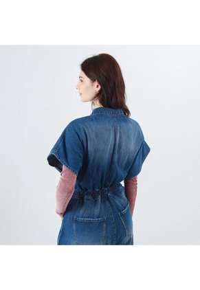 Enterizo Cuello Camisero Manga Sisa