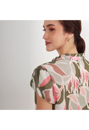 Blusa Cuello Neru Manga Corta