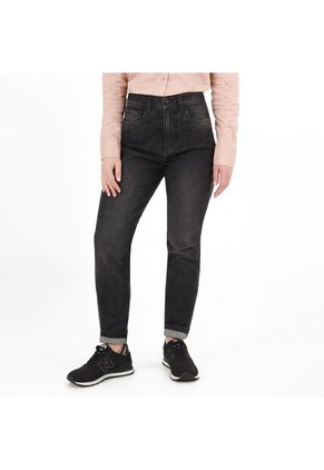 Jean Mom Tiro Alto Bota Skinny