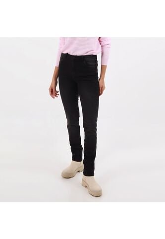 Jean Diva Tiro Medio Bota Recta FDS