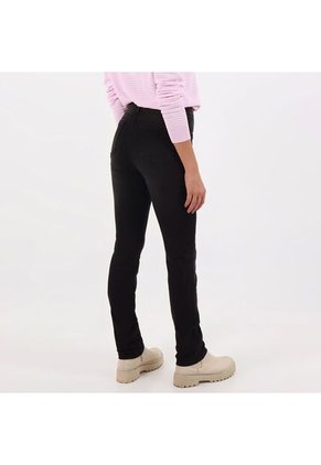 Jean Diva Tiro Medio Bota Recta