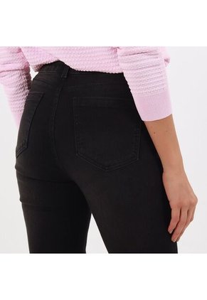 Jean Diva Tiro Medio Bota Recta