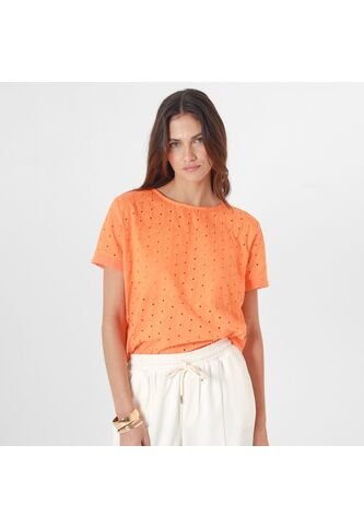 Blusa Cuello Redondo Manga Corta FDS