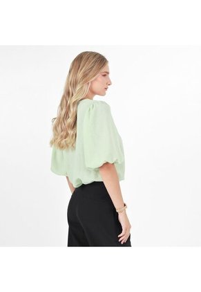 Blusa Cuello Redondo Manga 3Cuartos