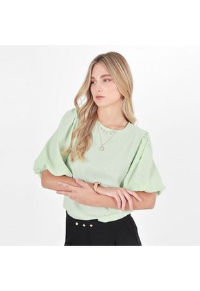 Blusa Cuello Redondo Manga 3Cuartos