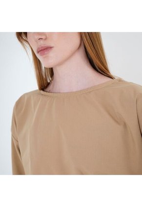 Blusa Cuello Redondo Manga 3/Cuartos