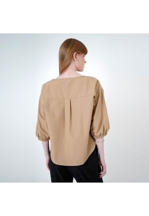 Blusa Cuello Redondo Manga 3/Cuartos