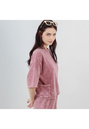 Chaqueta Cuello Redondo Manga 3Cuartos